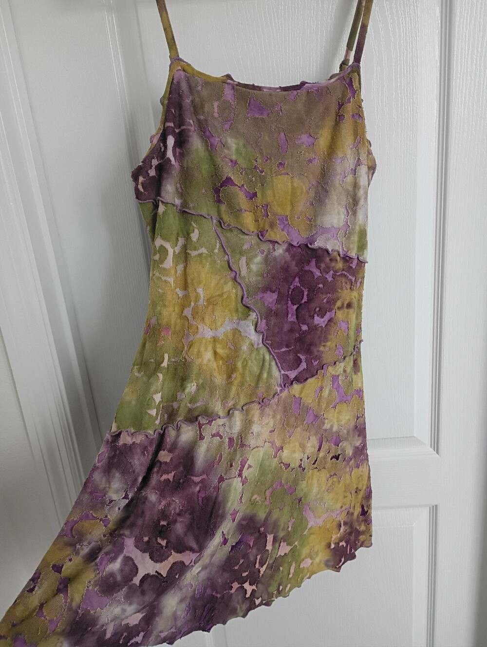 Wild Fable Patchwork Lettuce Edge Fairy Dress | L
